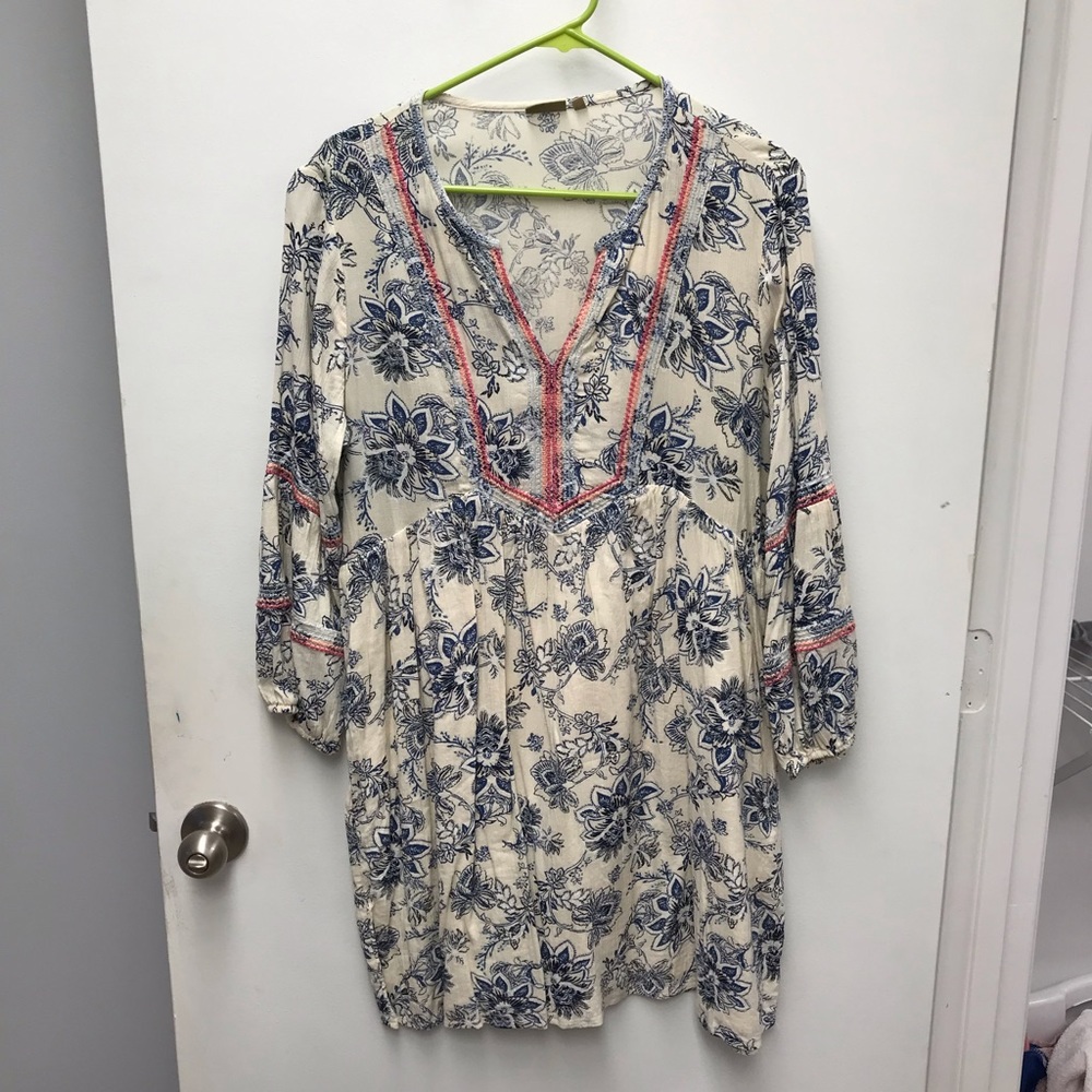 True Craft Casual V-Neck Dress